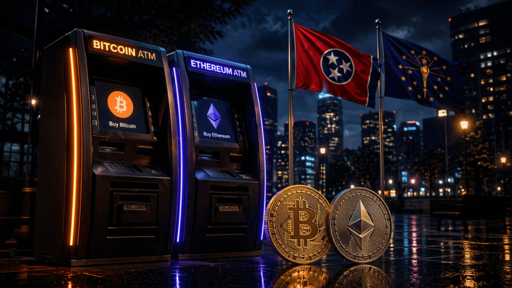 Crypto ATMs face ban in Tennessee as states tighten fraud controls Tennessee bans crypto ATMs statewide, joining Indiana in fraud crackdown