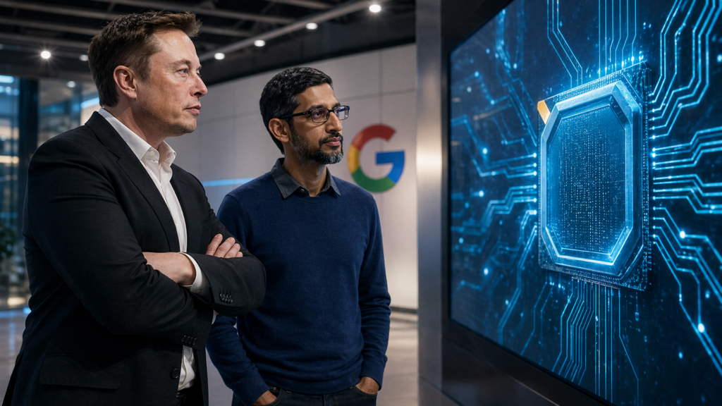 Musk Calls TPUs ‘Underrated’ After Google’s New Chip Launch, Pichai Agrees