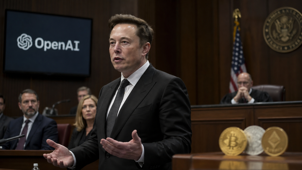 Elon Musk slams crypto legitimacy during OpenAI trial