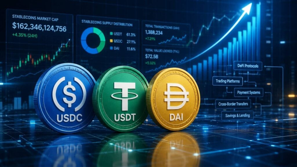 Stablecoin supply tops USD 300B as growth momentum slows, according to report