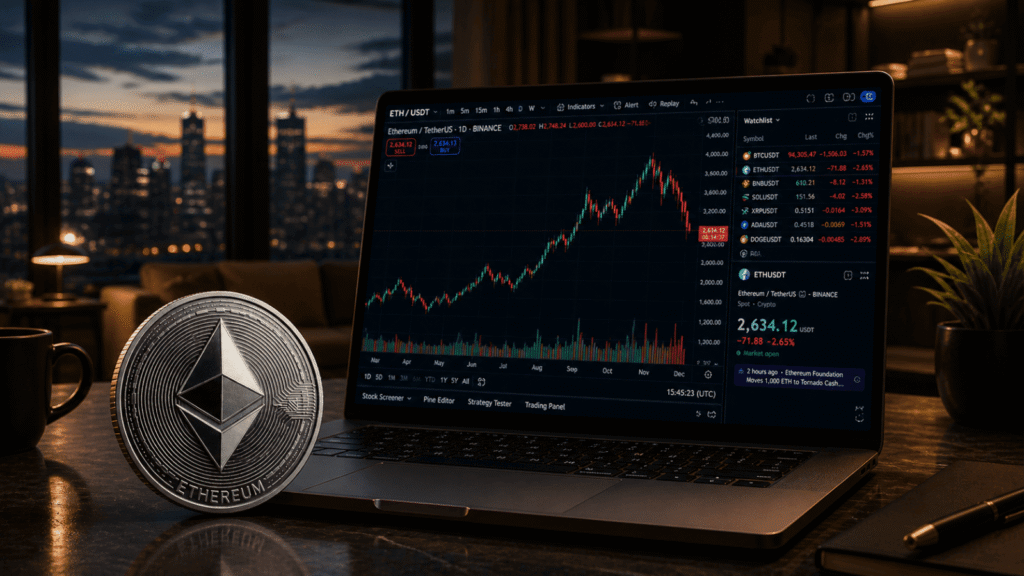 Ethereum price holding strong but charts suggest a dip ahead