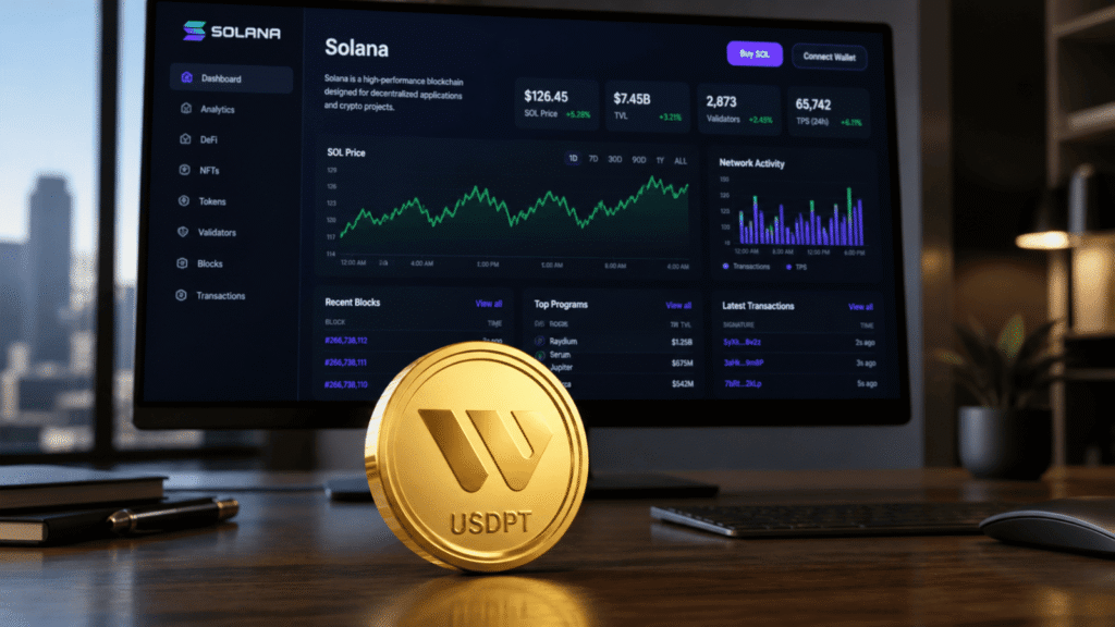 Western Union's stablecoin $USDPT is now live on Solana. Western Union's stablecoin $USDPT is now live on Solana.
