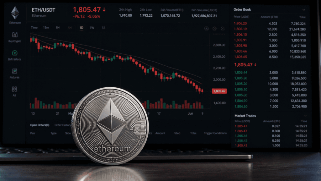 19.8 million ETH left exchanges in April: The least since september 2024