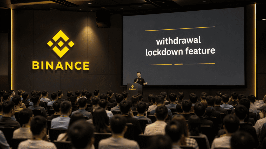 Binance amps up user defenses, launches withdrawal lockdown feature Binance amps up user defenses, launches withdrawal lockdown feature