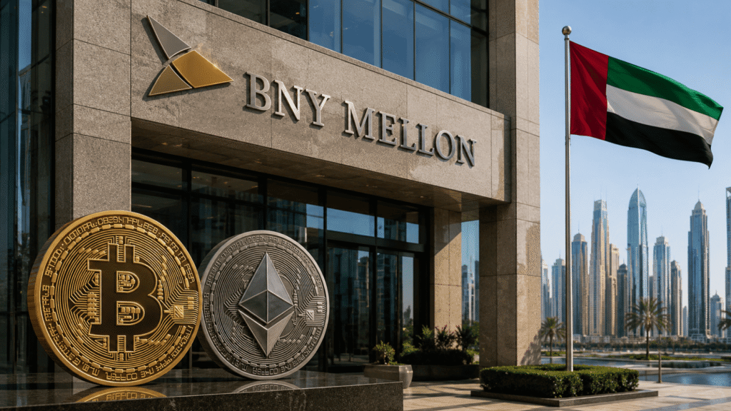 BNY Mellon to Launch Bitcoin and Ethereum Crypto Custody in UAE BNY Mellon to Launch Bitcoin and Ethereum Crypto Custody in UAE
