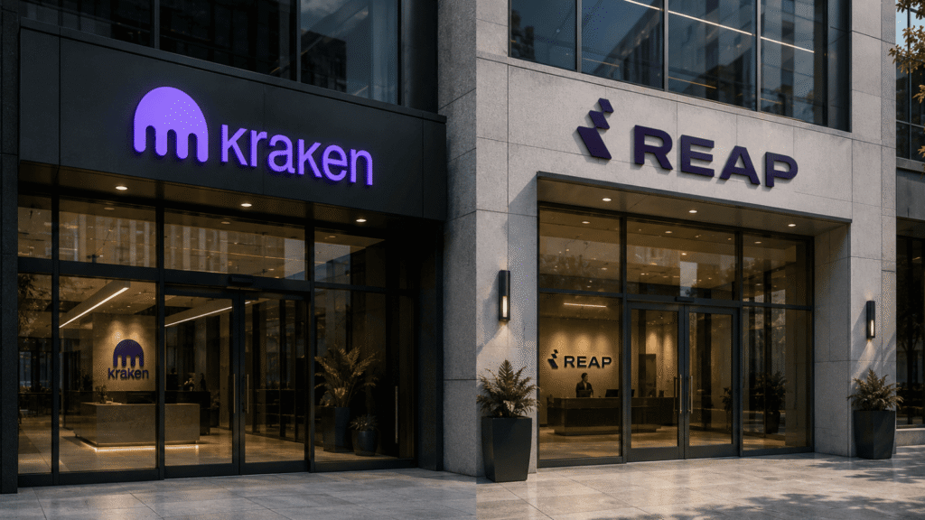 Kraken acquires Reap for USD 600M Kraken acquires Reap for USD 600M