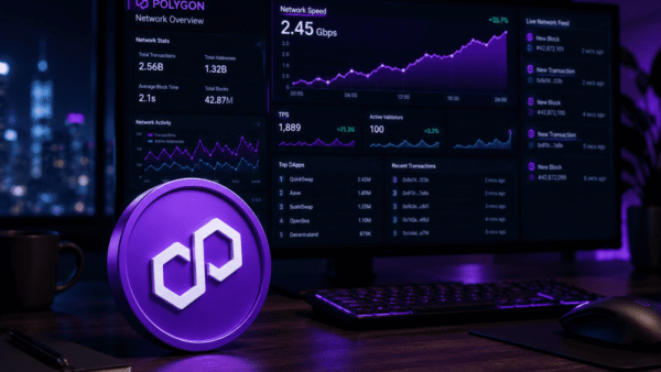 Polygon spikes as faster block times boost network efficiency Polygon spikes as faster block times boost network efficiency