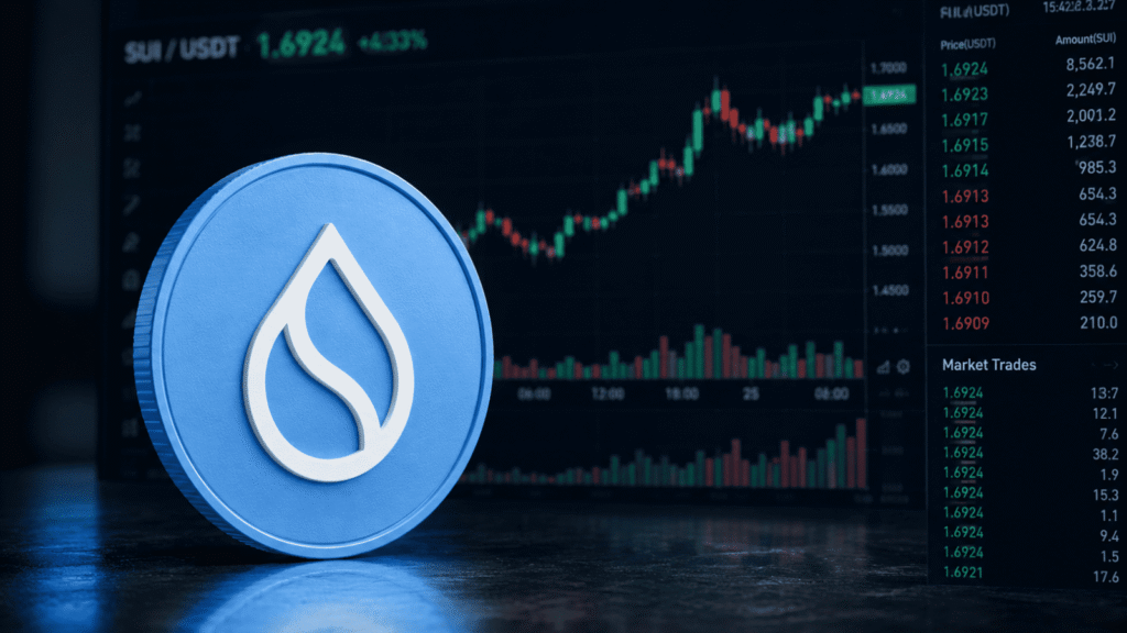 SUI makes strong move as staking activity absorbs 75% of tokens