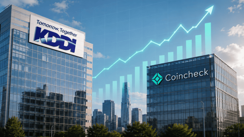 Japan's KDDI to Take 14.9 percent Stake in Coincheck Group in USD 65 Million Deal Japan's KDDI to Take 14.9 percent Stake in Coincheck Group in USD 65 Million Deal