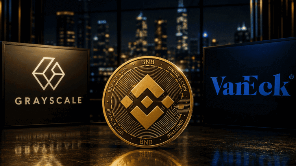 BNB price outlook turns bullish after fresh ETF filings from vaneck and grayscale