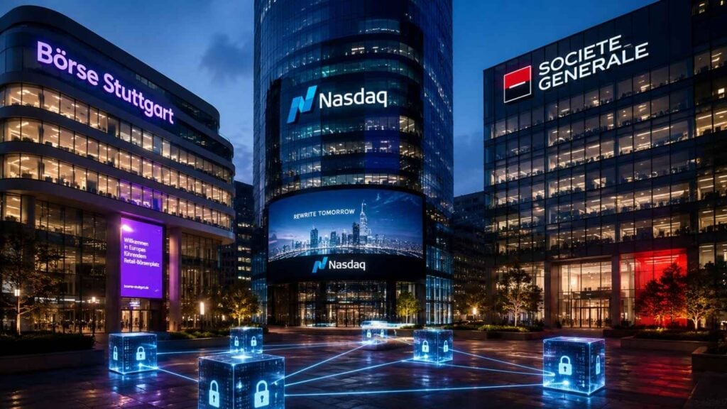 Boerse Stuttgart bets on blockchain settlement with SocGen and Nasdaq alliance
