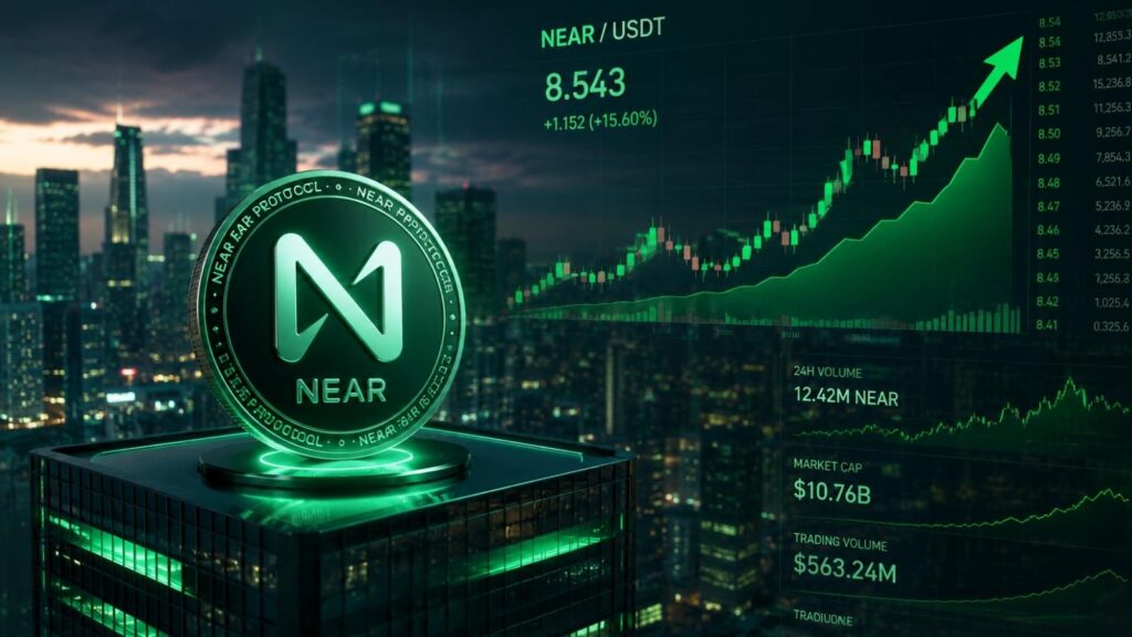 NEAR token up 30 percent as Dynamic sharding upgrade triggers bullish rally