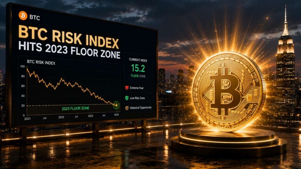 Bitcoin Flashes Historic Bottom Signal as BTC Risk Index Hits 2023 Floor Zone Bitcoin Flashes Historic Bottom Signal as BTC Risk Index Hits 2023 Floor Zone