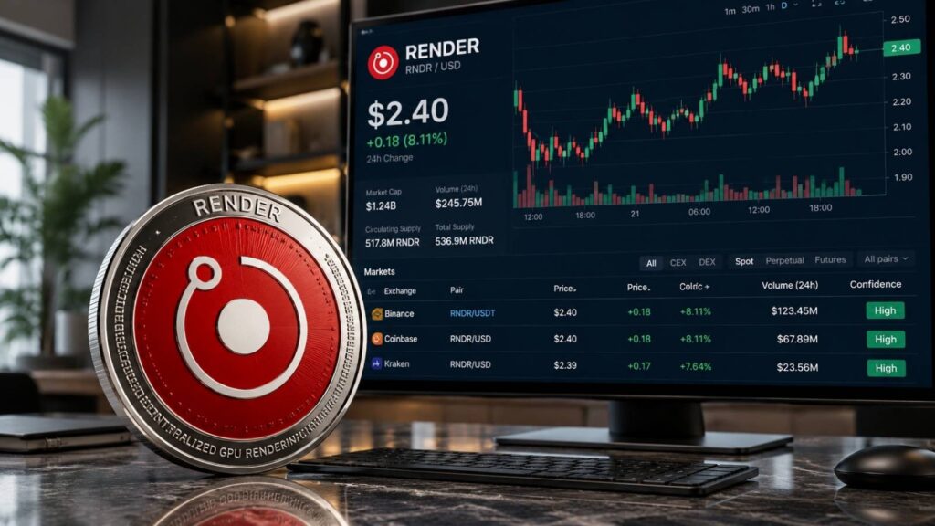 Render crosses USD 2 after 4 months with strong on-chain activity