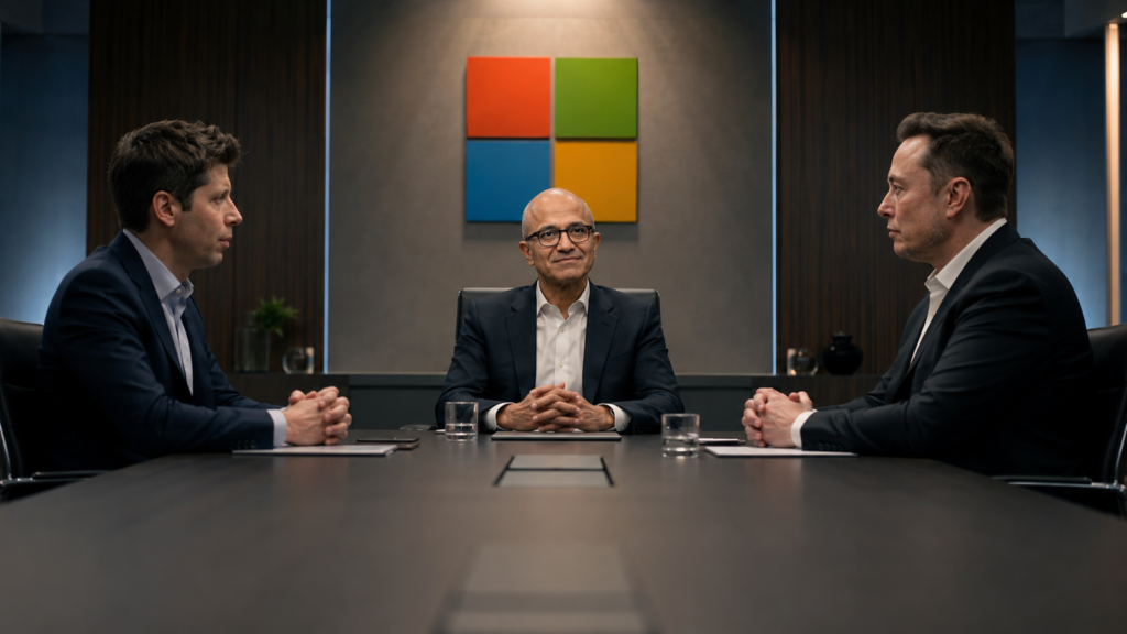 Microsoft CEO Satya Nadella Takes Stand in Musk-OpenAI Legal Battle Microsoft CEO Satya Nadella Takes Stand in Musk-OpenAI Legal Battle