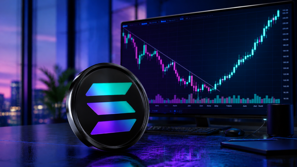 Solana approaches USD 100 after breaking 6-months downtrend; on-chain activity spikes Solana approaches USD 100 after breaking 6-months downtrend; on-chain activity spikes