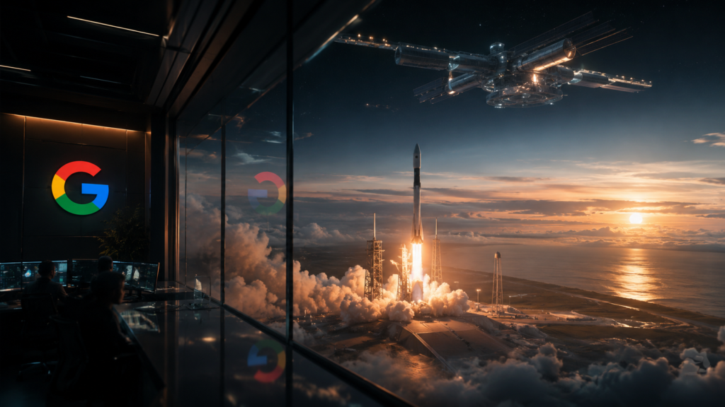Google Explores SpaceX Rocket Deal for Orbital Data Center Project