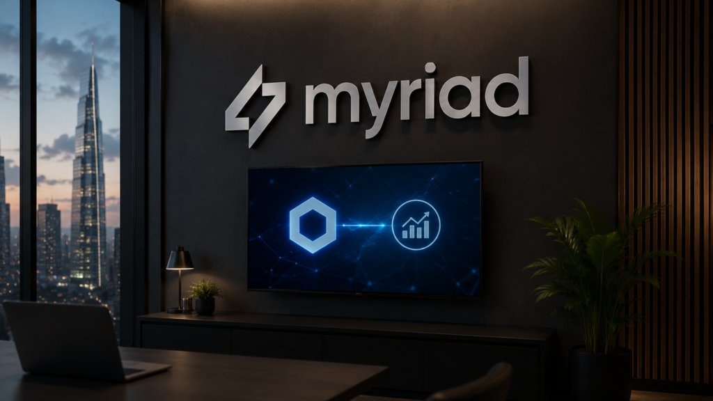 Chainlink powers Myriad's new prediction markets with CRE and data streams Myriad adopts Chainlink oracle for prediction markets