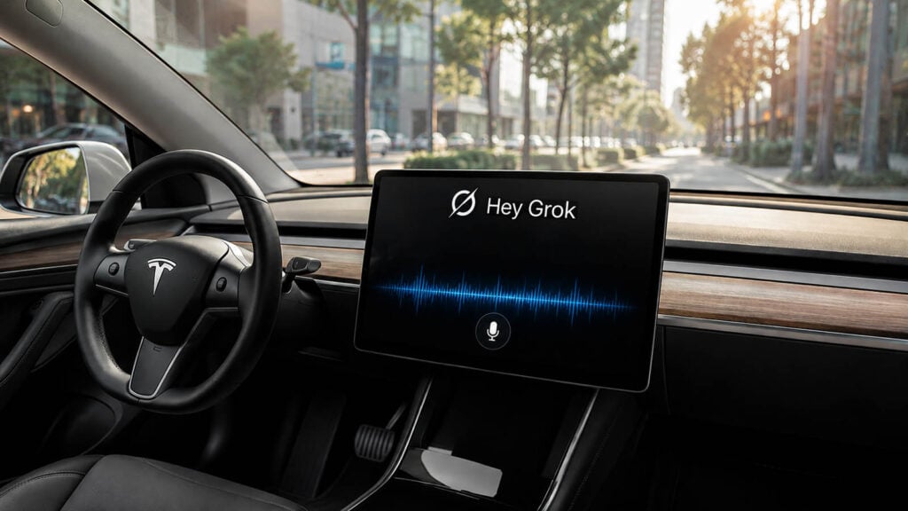 Tesla debuts hands-free 'Hey Grok' voice assistant