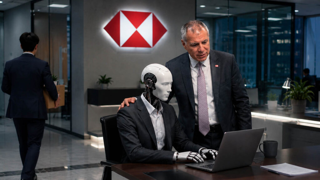 Don't fight AI, HSBC CEO tells staff as banks begin job cuts