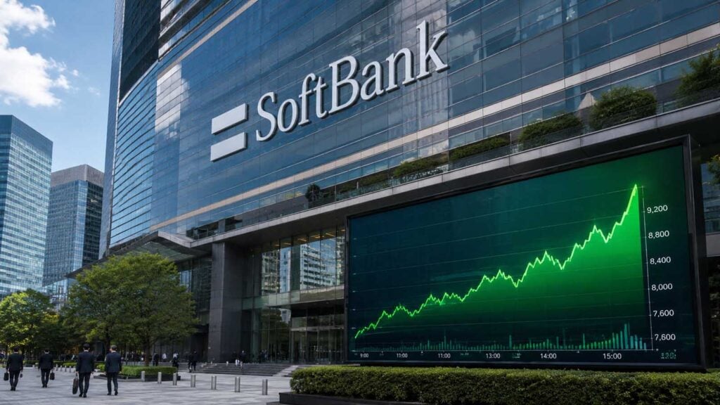 SoftBank stock surges 19 percent as NVIDIA earnings ignite AI impulse SoftBank Group shares soar over 19 percent