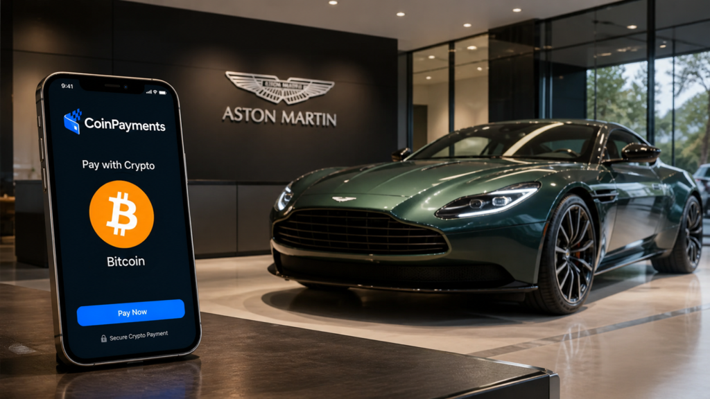 Luxury meets crypto as Aston Martin tests crypto payments with CoinPayments Luxury meets crypto as Aston Martin tests crypto payments with CoinPayments