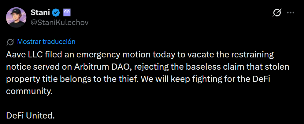 Aave to Court: Release the million back to exploit victims, not decades-old claims Aave to Court: Release the million back to exploit victims, not decades-old claims: The DeFi protocol argues that frozen ether recovered from the KelpDAO exploit belongs to victims, not North Korea, as plaintiffs seek to claim it.