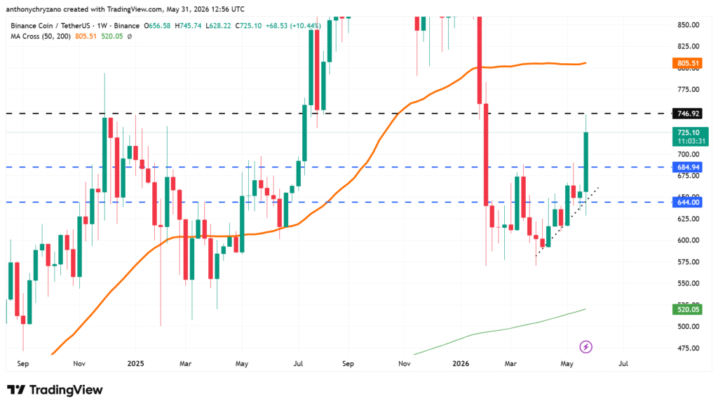 BNB spikes but falls just short of 0 despite product reveal buzz BNB spikes but falls just short of 0 despite product reveal buzz