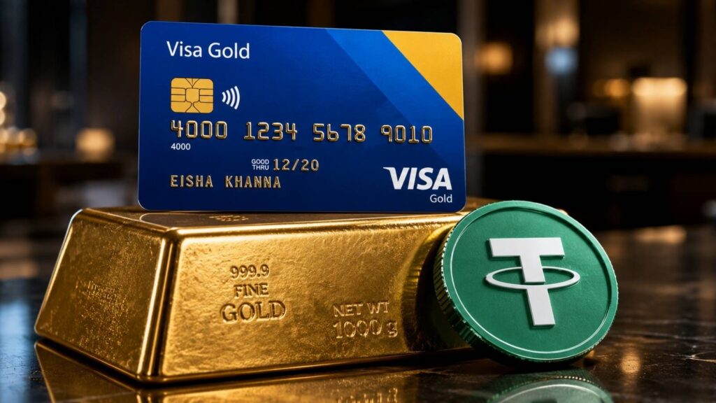 Tether puts tokenized gold on Visa card, partners Fasset Tether puts tokenized gold on Visa card, partners Fasset