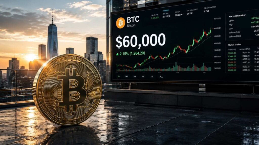 btc drop under USD 60k btc drop under USD 60k