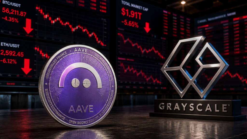 AAVE massively undervalued at current levels, Grayscale says USD 80–USD 100 fair value AAVE massively undervalued at current levels, Grayscale says USD 80–USD 100 fair value