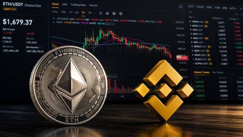 ETH flashing bearish signal as 57,700 ETH hits Binance inflows