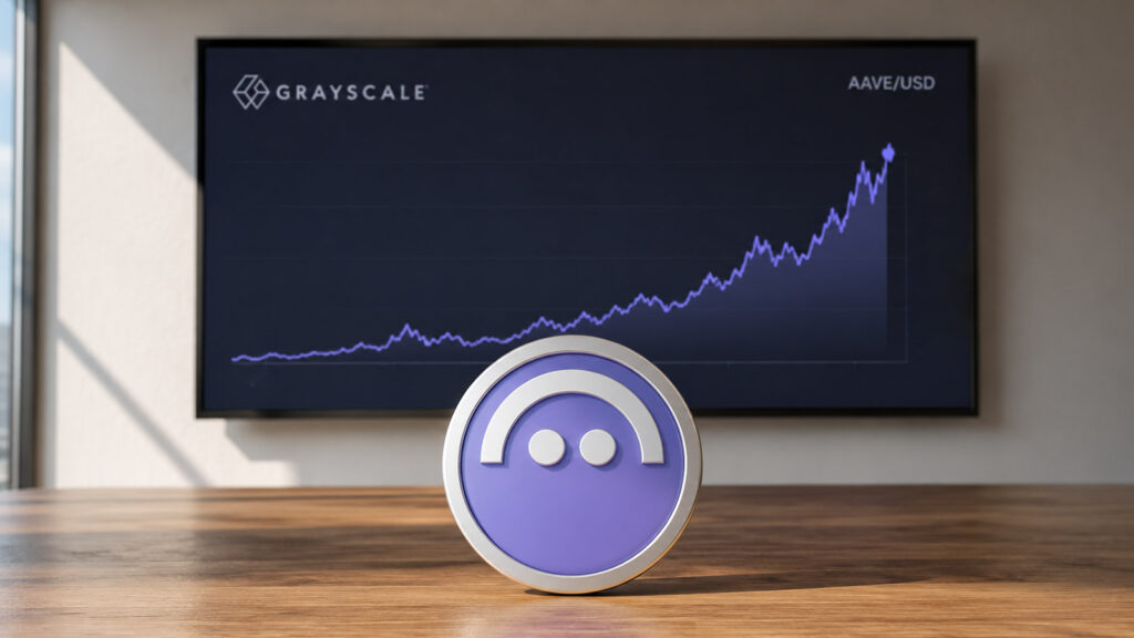 AAVE hits roadblock at USD 80, but Grayscale's TradFi framework suggests USD 175 AAVE hits roadblock at USD 80, but Grayscale's TradFi framework suggests USD 175