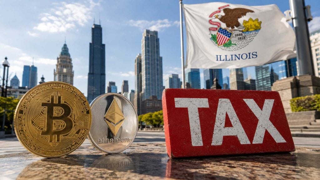 Illinois governor signs 'most punitive' crypto tax: 0.2 percent on transfers Illinois signs into law a new 0.2% tax on crypto transactions