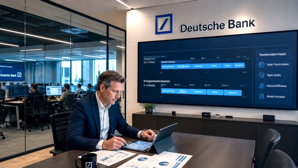 Deutsche Bank uses AI to shrink years of tech work into months