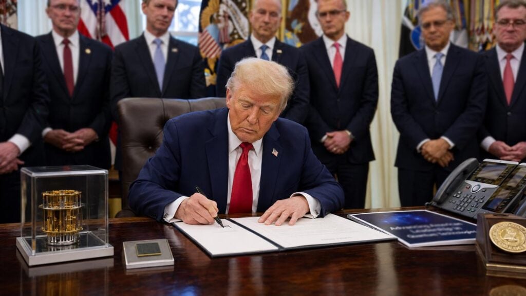 Trump signs order on quantum tech