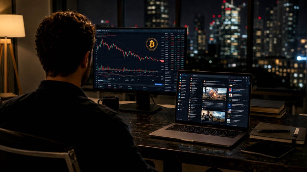 Crypto markets struggle despite social media buzz about the Middle East conflict weakening