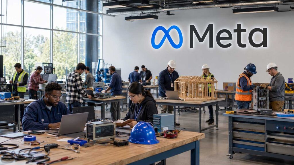 Meta launches USD 115M skilled trades academy for AI data center jobs Meta is investing USD 115 million to launch America’s Workforce Academy