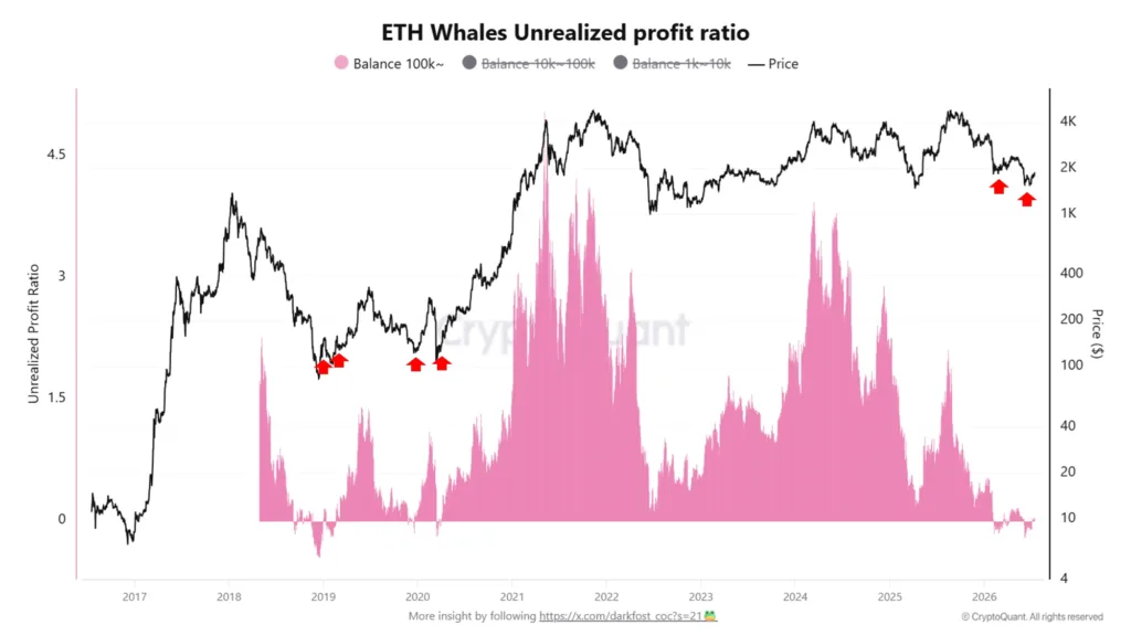 Ethereum whale data points to potential rally after return to profit ETH