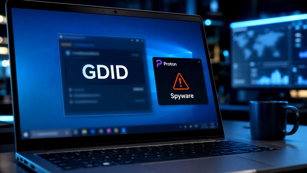 Proton Calls Windows GDID Spyware