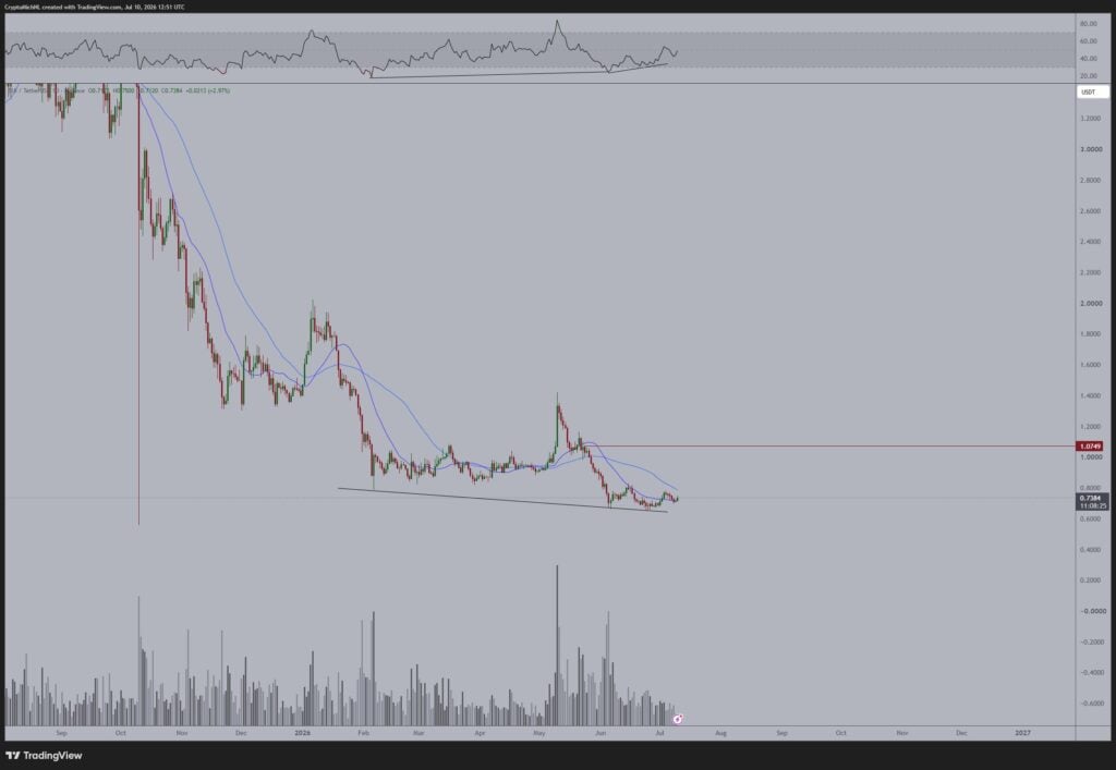 SUI flashes bullish divergence as momentum begins to shift SUI