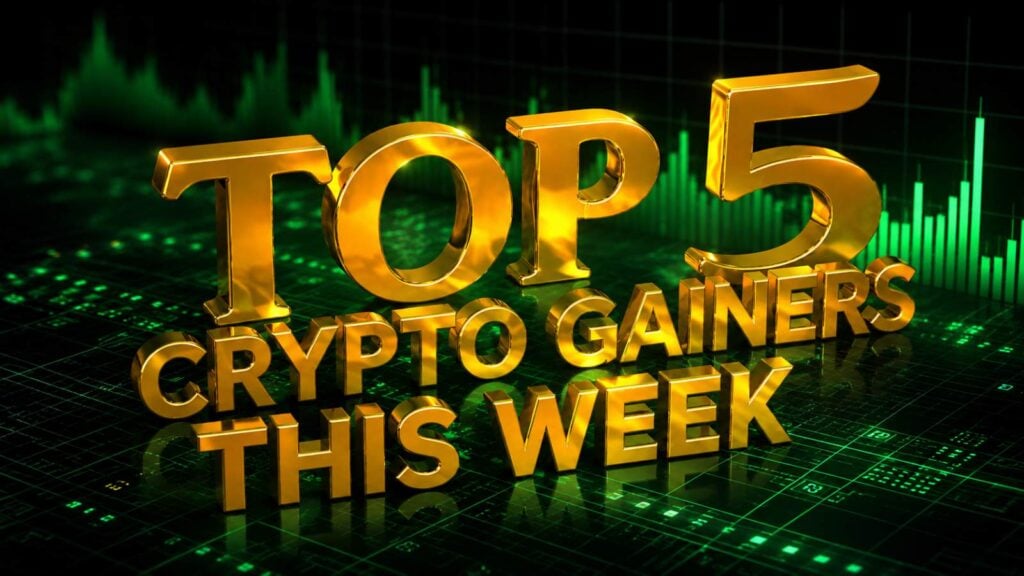 Top 5 crypto gainers this week Top 5 crypto gainers this week