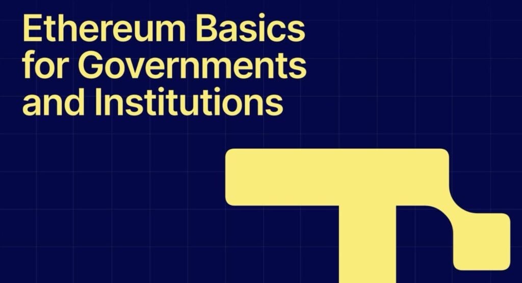 Ethereum Foundation releases government guidebook as neutral infrastructure push The Ethereum Foundation's Global Policy Strategy team has published "Ethereum Basics for Governments and Institutions," a non-technical primer aimed at policymakers and institutional leaders. The guide covers how Ethereum works, its governance, and how it compares to alternatives, positioning it as "credibly neutral" infrastructure for the digital age.