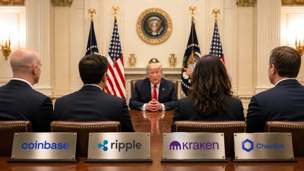 Trump to host Coinbase, Ripple, Kraken and other crypto leaders at White House meeting Trump to host Coinbase, Ripple, Kraken and other crypto leaders at White House meeting