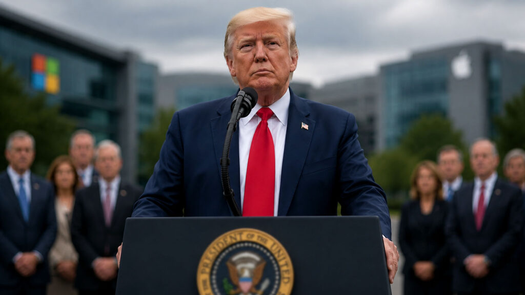 ChatGPT Image Aug 6, 2026, 09_34_56 PM copy Trump faces rare bipartisan backlash over weak AI safeguards