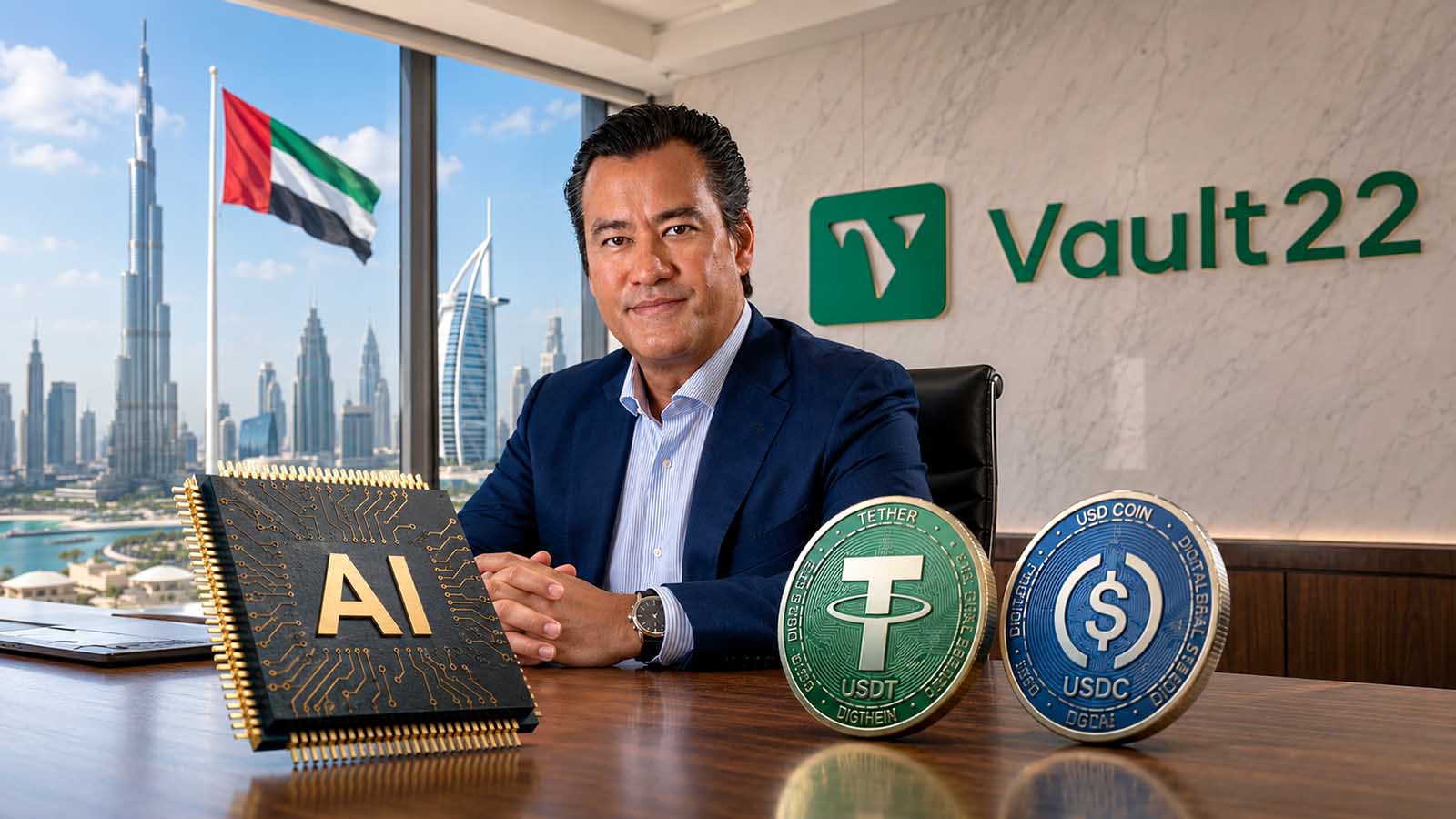 Stablecoins, AI will drive wealth solutions for UAE expats: Vault22’s Stephen Ong