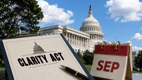 Senate is delaying a vote on the Clarity Act until September Senate is delaying a vote on the Clarity Act until September