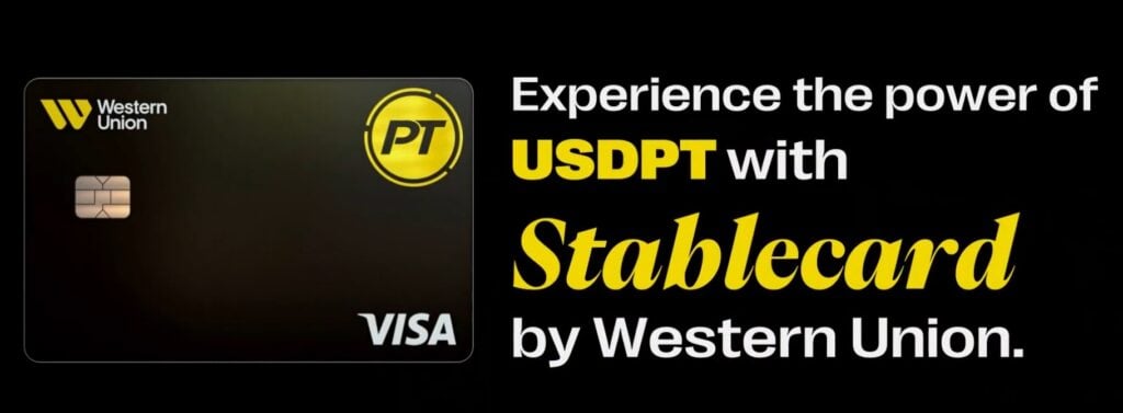 Western Union launches Stablecard Visa card for stablecoin spending Western Union has launched Stablecard, a Rain-powered Visa card that lets recipients hold dollar-backed stablecoins and spend them anywhere Visa is accepted. The card, enables consumers to hold and spend stablecoins across one of the world's largest money movement networks, bridging traditional remittances with digital asset spending.
