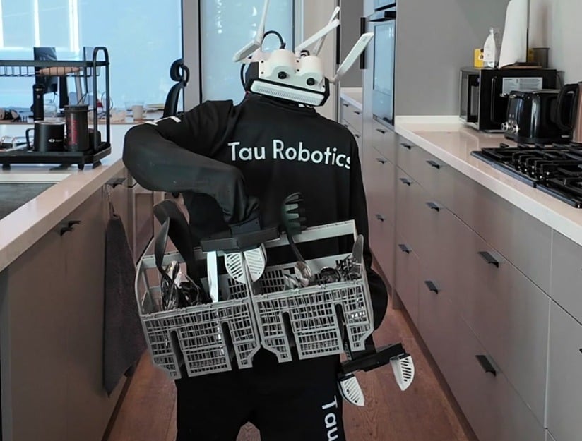 Tau Robotics launches humanoid robot cleaning service in SF for USD 30/hour San Francisco startup Tau Robotics has launched a humanoid robot home cleaning service at USD 30 per hour, with each robot jointly controlled by a remote human operator and AI. The service is initially invite-only as the company scales operations, with access expanding through a waitlist. The robots handle tasks like vacuuming, wiping counters, and basic tidying, with a human operator monitoring and intervening via camera feeds.