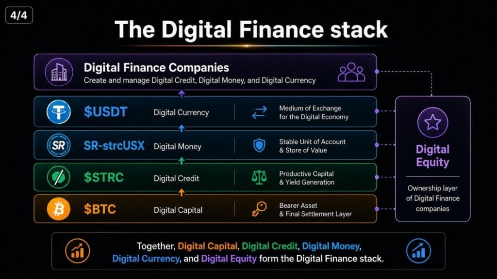 Saylor's Currency Spectrum: Why Bitcoin is digital capital and USDT is the new dollar Saylor's Currency Spectrum: Why Bitcoin Is Digital Capital & USDT Is The New Dollar: A new framework from the Strategy chairman redefines how we view digital assets, placing BTC and stablecoins at opposite ends of a financial revolution.